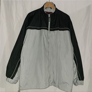 Kenpo Gray Windbreaker Zip Jacket Size XL